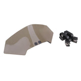 Maxbell Motorcycle Clip-on Windshield Windscreen Extension Deflector Universal Smoke