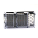 Maxbell 6-Way Fuse Block – Fuse Box with LED Warning Indicator & Cover for Automotive Car Boat Marine RV Truck DC 32V