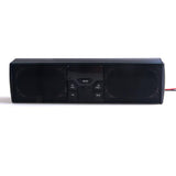Max Motorcycle Audio Sound System APP Control FM Radio Stereo Speakers Black