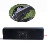 Max Motorcycle Audio Sound System APP Control FM Radio Stereo Speakers Black