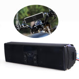 Max Motorcycle Audio Sound System APP Control FM Radio Stereo Speakers Black