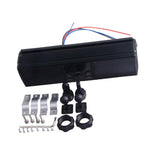 Max Motorcycle Audio Sound System APP Control FM Radio Stereo Speakers Black
