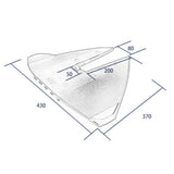 Maxbell Hydrofoil Stabilizer for Outboard & Sterndrive Lower Unit Suits 40-350hp