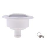 Max RV Round Plastic Gravity Fresh Water Fill Hatch Inlet Camper Trailer White1