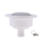 Max RV Round Plastic Gravity Fresh Water Fill Hatch Inlet Camper Trailer White1