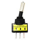 Maxbell 5Pcs 12V 20A LED Light SPST ON/OFF 3Pins Rocker Toggle Switch Blue