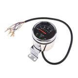 Maxbell 12V Motorcycle Gauges Odometer KMH Speedometer Gauge for Motorcycle ATV Quad