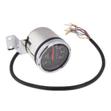 Maxbell 12V Motorcycle Gauges Odometer KMH Speedometer Gauge for Motorcycle ATV Quad