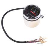 Maxbell 12V Motorcycle Gauges Odometer KMH Speedometer Gauge for Motorcycle ATV Quad