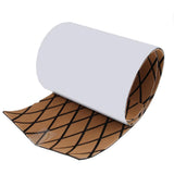 Max Boat Flooring Mat Faux Teak Decking Yacht Sheet Pad Cross Light Brown
