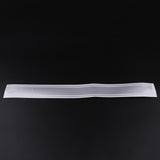 Max 50x4.5cm Motorcycle DIY Fuel Gas Tank Decal Sticker for Cafe Racer Silver