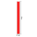 Max 50x4.5cm Motorcycle DIY Fuel Gas Tank Decal Sticker for Cafe Racer Silver
