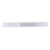 Max 50x4.5cm Motorcycle DIY Fuel Gas Tank Decal Sticker for Cafe Racer Silver