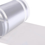 Max 50x4.5cm Motorcycle DIY Fuel Gas Tank Decal Sticker for Cafe Racer Silver