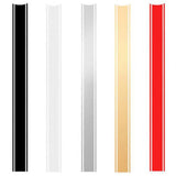 Max 50x4.5cm Motorcycle DIY Fuel Gas Tank Decal Sticker for Cafe Racer Silver