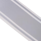 Max 50x4.5cm Motorcycle DIY Fuel Gas Tank Decal Sticker for Cafe Racer Silver