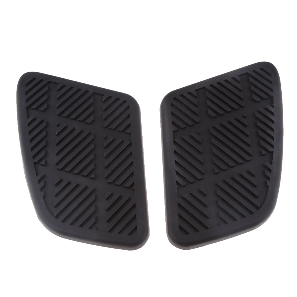 Max 2Pcs Motorcycle Gas Fuel Tank Rubber Pad Protector for Retro Cafe Racer