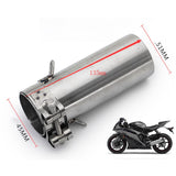 Maxbell Heavy Duty Exhaust System Pipe Muffler Pipe Middle Link Tube for Yamaha R6