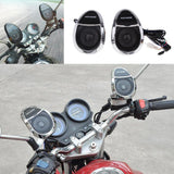 Max Motorcycle Bluetooth Audio System FM Radio Stereo Speaker MP3 Player Black