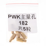 Maxbell 5pcs/set 182 Main Jets For Keihin PWK Keihin OKO KOSO carburetor