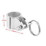 Maxbell 1'' Boat Bimini Top Fittings Jaw Slide Hinged with Quick Release Pin Ring