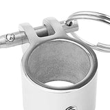 Maxbell 1'' Boat Bimini Top Fittings Jaw Slide Hinged with Quick Release Pin Ring