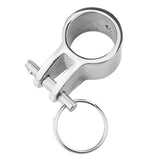 Maxbell 1'' Boat Bimini Top Fittings Jaw Slide Hinged with Quick Release Pin Ring