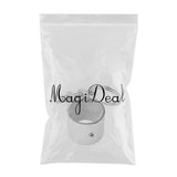 Maxbell 1'' Boat Bimini Top Fittings Jaw Slide Hinged with Quick Release Pin Ring