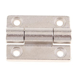 Maxbell 45 X 34mm 4 Countersunk Holes Adjustable Torque Position Control Hinge Silver