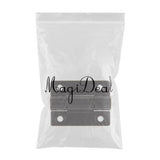 Maxbell 45 X 34mm 4 Countersunk Holes Adjustable Torque Position Control Hinge Black