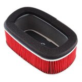 Maxbell Motorcycle Air Filter Cleaner Element w/ Sponge Fit for Honda CRM250 XR250 XR350 XR400 XR440 XR600 XR650 XR650L (Red)