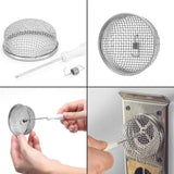 Maxbell Marine RV Furnace Insect Screen Net Stainless Steel Ventilation Mesh Cover