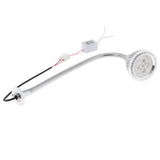 Maxbell 5W 6000K Wall Mount Reading Light Flexible Gooseneck LED Sconce Lamp Silver