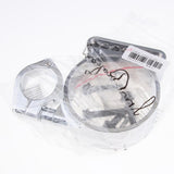 Max Side Mount Speedo Relocation Bracket for Harley Sportster XL883 X1200 Silver