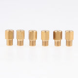 Max 6Pcs M5 Carburetor Carb Hex Main Jet 100 110 120 130 140 150