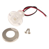 Maxbell Outdoor Path Garden Stair LED Deck Step Lights Mini Round Led Boat Lights