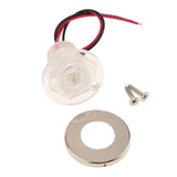 Maxbell Outdoor Path Garden Stair LED Deck Step Lights Mini Round Led Boat Lights