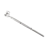 Max Stainless Turnbuckle Hand Swage Tensioner Cable Railing with Lag Screw M5