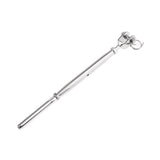 Max Stainless Turnbuckle Hand Swage Tensioner Cable Railing with Lag Screw M5