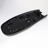 Maxbell Motorcycle Vintage Cafe Racer Saddle Seat Stylish Rhombus and Line, Black Waterproof Artificial Leather