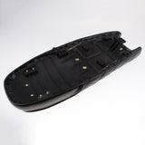 Maxbell Black Motorcycle Cafe Racer Seat Flat Saddle for Vintage Street Bike