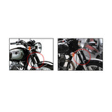 Max Motorcycle Rubber Fork Dust Cover Front Gaiters Boots For JOG50 JOG90 Red
