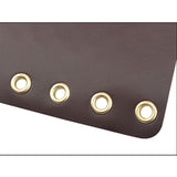 Max 22mm 7/8" Leather Motorcycle Hand Grip Throttle Covers Wraps Brown