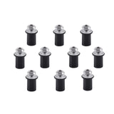 Max 10 Pieces Universal Windscreen Windshield Bolts Screw Kit M5 5mm Bolt Silver