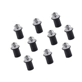 Max 10 Pieces Universal Windscreen Windshield Bolts Screw Kit M5 5mm Bolt Silver