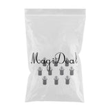 Max 10 Pieces Universal Windscreen Windshield Bolts Screw Kit M5 5mm Bolt Silver