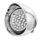 Max Ultra Bright LED Motorcycle Headlight for Harley Retro Stryle 12V/55W Silver