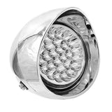 Max Ultra Bright LED Motorcycle Headlight for Harley Retro Stryle 12V/55W Silver