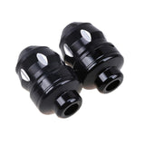 Max CNC Motorbike Front Fork Cup Frame Slider Crash Guard Protector Black