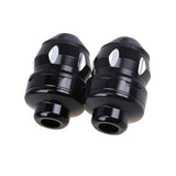 Max CNC Motorbike Front Fork Cup Frame Slider Crash Guard Protector Black